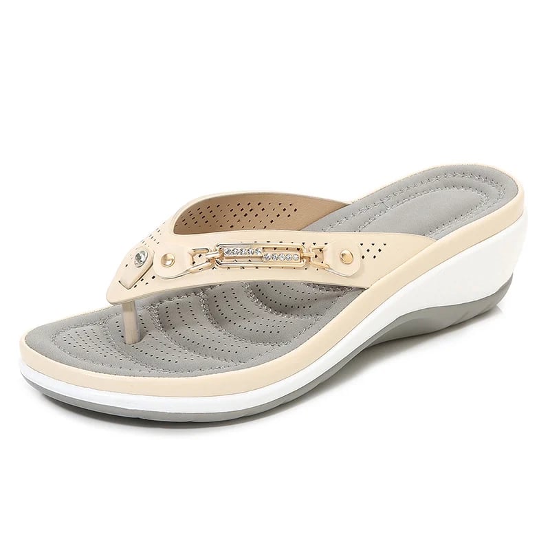 🎀 Flip-flops for women with cushioning that provides arch support