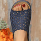 Ella Floral Mesh Slides