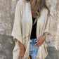 💖Limited Sale 50% OFF💖Elegant Solid Color Soft Cutout Tassel Shawl