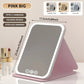 LED Portable Folding Makeup Mirror