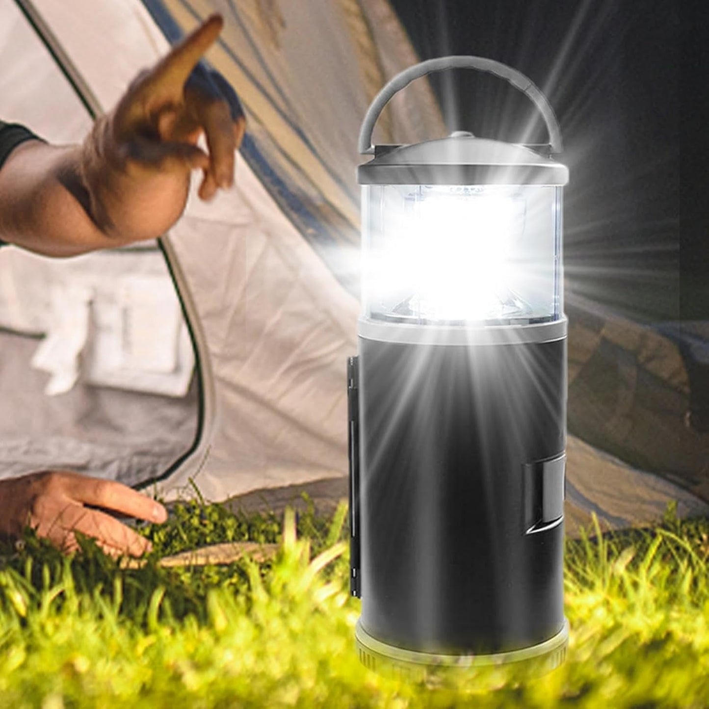 Portable LED Camping Lantern with Tool Kit
