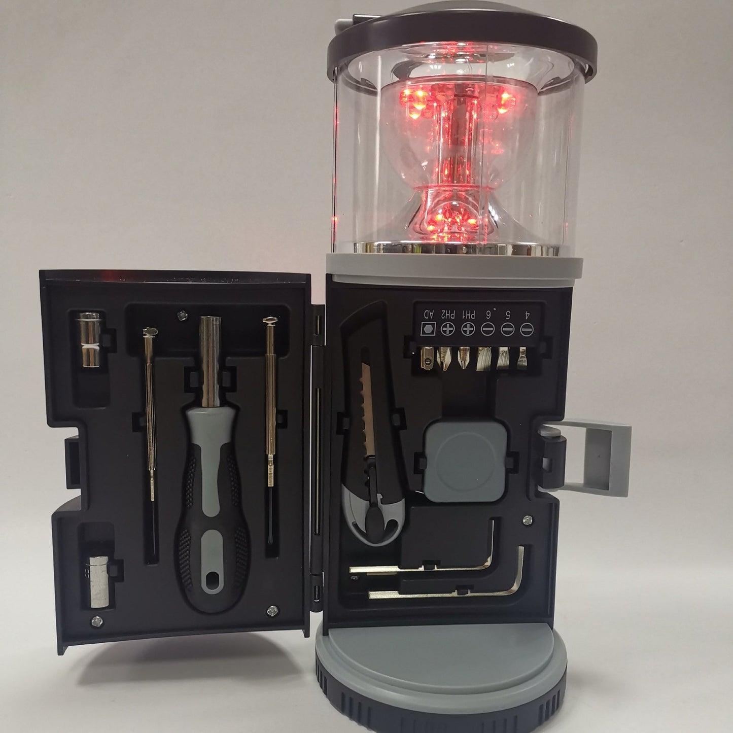Portable LED Camping Lantern with Tool Kit