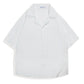 Men's Solid Color Loose Lapel Shirt