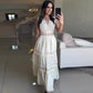 V-Neck Sleeveless Dress with Cut-Out