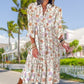 Women's Casual Loose Floral Printed Dresses