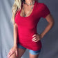 🎉2025 New Products Hot Sale✨Women's Summer Deep V Neck Slim Tops