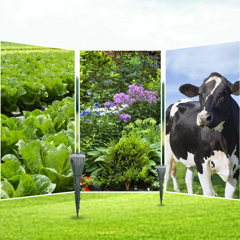 🌸 Solar Powered Waterproof Screw Mole Repellent