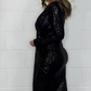 ✨ Glitter & Glamour ✨ Sexy Sequined Deep V-Neck Dress – Made for the Spotlight! 💃🔥