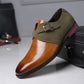 🎁 Hot Sale✈️ Free shipping✈️ 👞 Men's Fashion Color-Block Leather Shoes – Stylish, Bold & Timeless! ✨