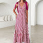 Women's Casual V-Neck Sleeveless Printed Dress
