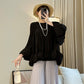 Women's Flowy Pleated Off-The-Shoulder Top