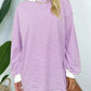 Women's Oversized Striped Crewneck Pullover