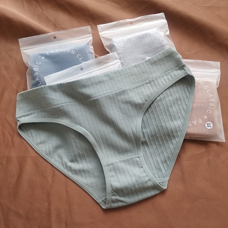 Women’s Middle Waist Soft Breathable Briefs