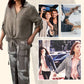 💕Limited Sale 50% OFF💕Women's Fashion Loose Cardigan Shirt & High Waist Pants Two Piece Set