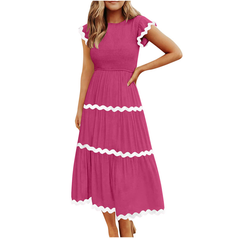 Women's Flowy Tiered Dress with Pockets