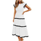 Women's Flowy Tiered Dress with Pockets