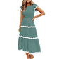Women's Flowy Tiered Dress with Pockets