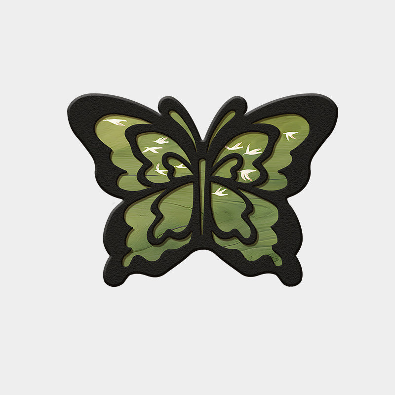 Retro Butterfly Diatomite Mat – Quick Drying & Non-Slip