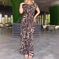 Printed Tie-Waist Shirt & Wide-Leg Pants 2-Piece Set