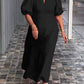 Solid Color Cotton And Linen Dress