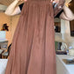 Solid Color Sleeveless Top & Drawstring Adjustable Pants 2-PCS Set
