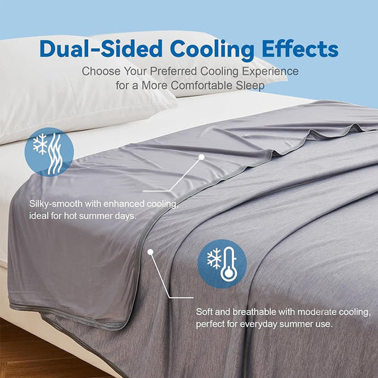 🔥🔥No more waking up in the heat-Summer Specials 50% OFF💕Cooling Blanket for Hot Sleepers🛏️