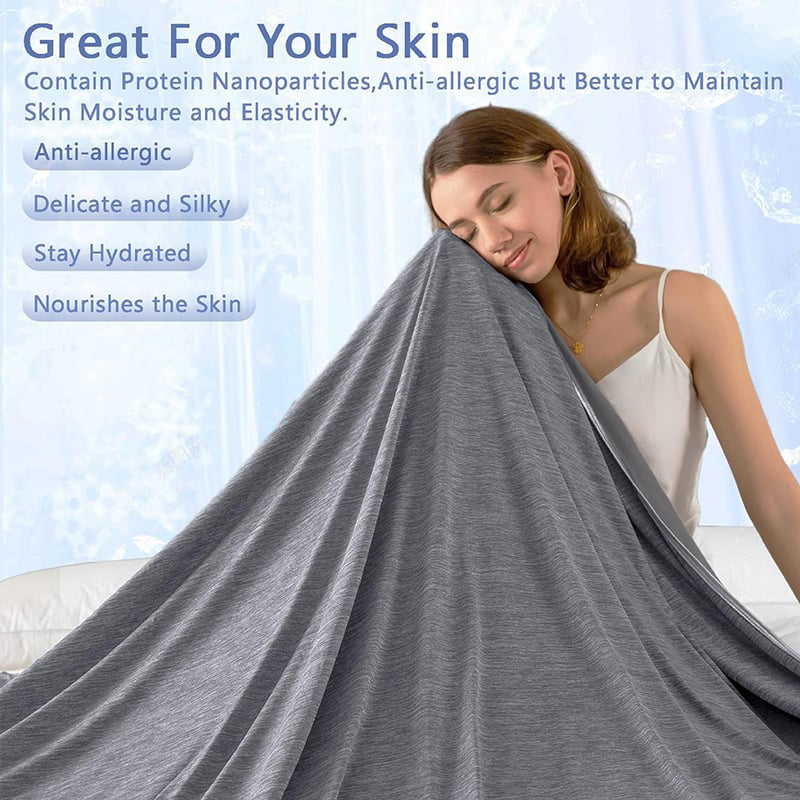 🔥🔥No more waking up in the heat-Summer Specials 50% OFF💕Cooling Blanket for Hot Sleepers🛏️