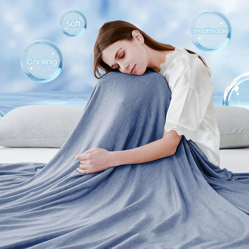 🔥🔥No more waking up in the heat-Summer Specials 50% OFF💕Cooling Blanket for Hot Sleepers🛏️