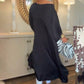 Women's Asymmetrical Off-Shoulder Loose Long Top