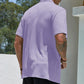 Men's Textured Button Front Shirt