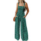 🏖️LAST DAY SALE: ONLY ￡18.8!!🌼Women’s Casual Print Sleeveless Overalls Jumpsuits