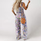 🏖️LAST DAY SALE: ONLY ￡18.8!!🌼Women’s Casual Print Sleeveless Overalls Jumpsuits