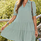 Women’s V-Neck Ruffle Mini Dress