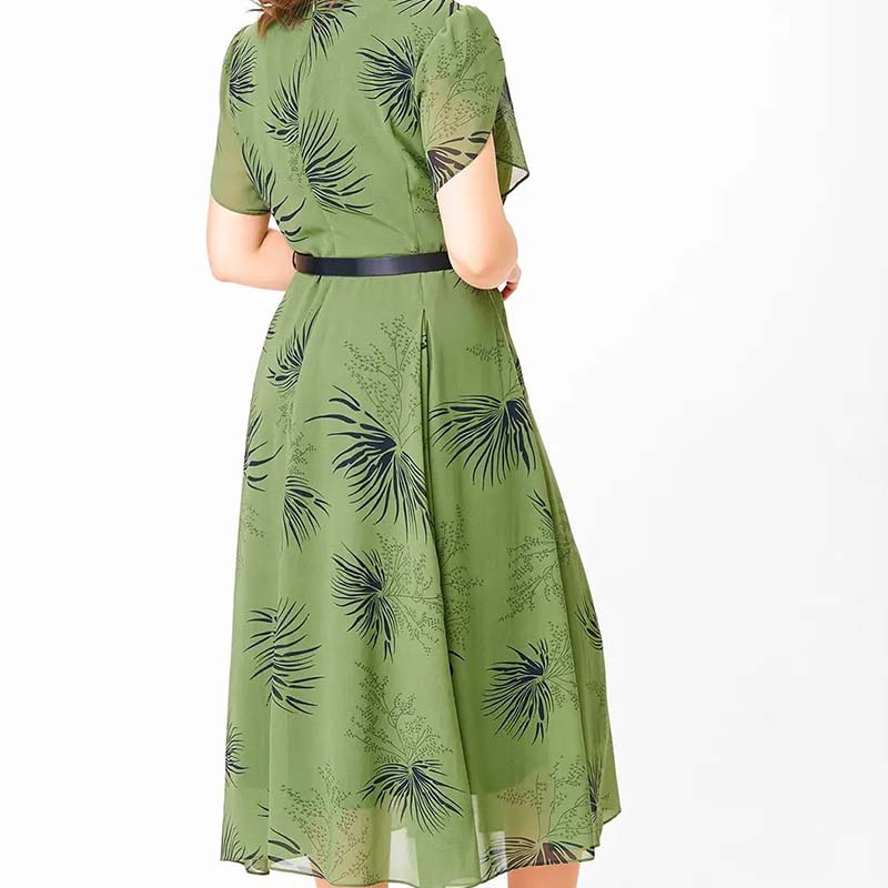 🎉🛍️Spring Specials👗 Women's A-Line Midi Dress with Belt