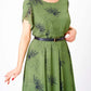 🎉🛍️Spring Specials👗 Women's A-Line Midi Dress with Belt
