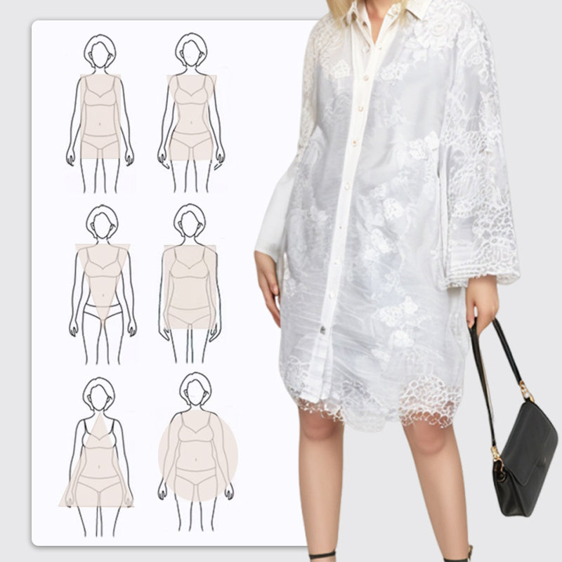 Woman’s Comfortable Embroidered Shirt Dress