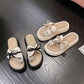 Women's Fashion Bowknot Thick Bottom Slippers