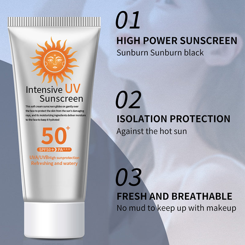 Light Moisturizing Sweat Resistant Sunscreen SPF 50+