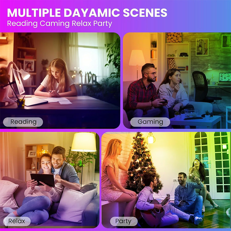 Rechargeable Light Bulbs with Remote Control