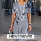 Women's Casual Printed Round Neck Dress