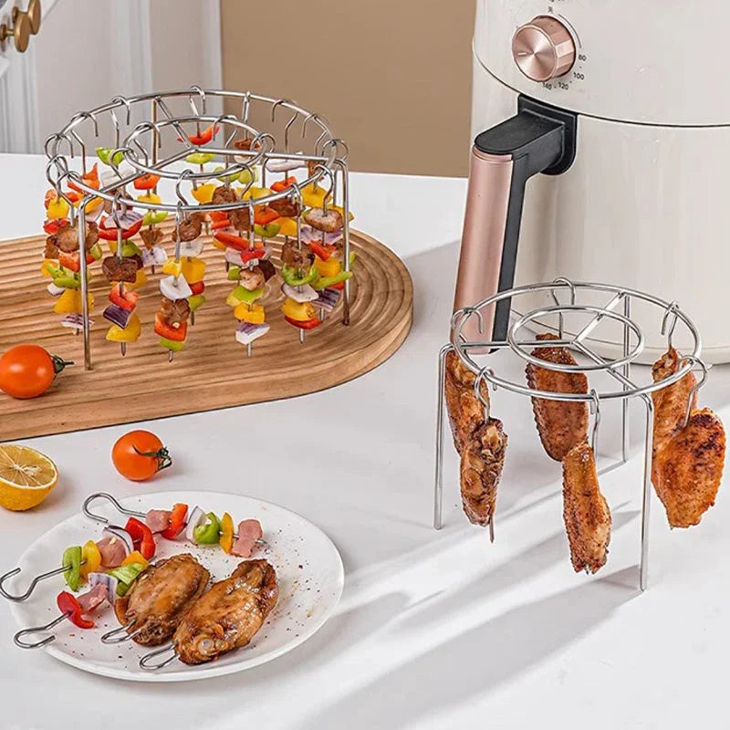 Free anti-scald gloves for a limited time🥩Air Fryer Vertical Kebab Grill + Free Heat Resistant Gloves 🍤