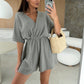 ☀️Summer Sale 49% Off☀️  Women’s Wrap V-Neck Shorts Jumpsuits💥Buy 2 Get 10% Off