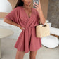 ☀️Summer Sale 49% Off☀️  Women’s Wrap V-Neck Shorts Jumpsuits💥Buy 2 Get 10% Off