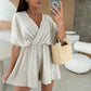 ☀️Summer Sale 49% Off☀️  Women’s Wrap V-Neck Shorts Jumpsuits💥Buy 2 Get 10% Off