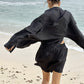 Women’s 2-Piece Button-Down Shirt & Short Set