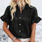 Women's Casual Ruffle Short Sleeve Top