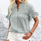 Women's Casual Ruffle Short Sleeve Top