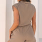🎉Hot Sale 49% OFF🎉Women's Zip-Up Shorts Jumpsuit