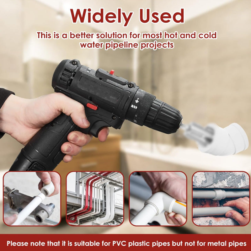 🔥 2025 PVC Pipe Threading Kit - Internal & External Thread Cutter Tool for DIY Plumbing & Irrigation