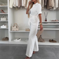 🌸Summer Sale -50% off🌸Women’s Button-Down Jumpsuit with Waist Tie